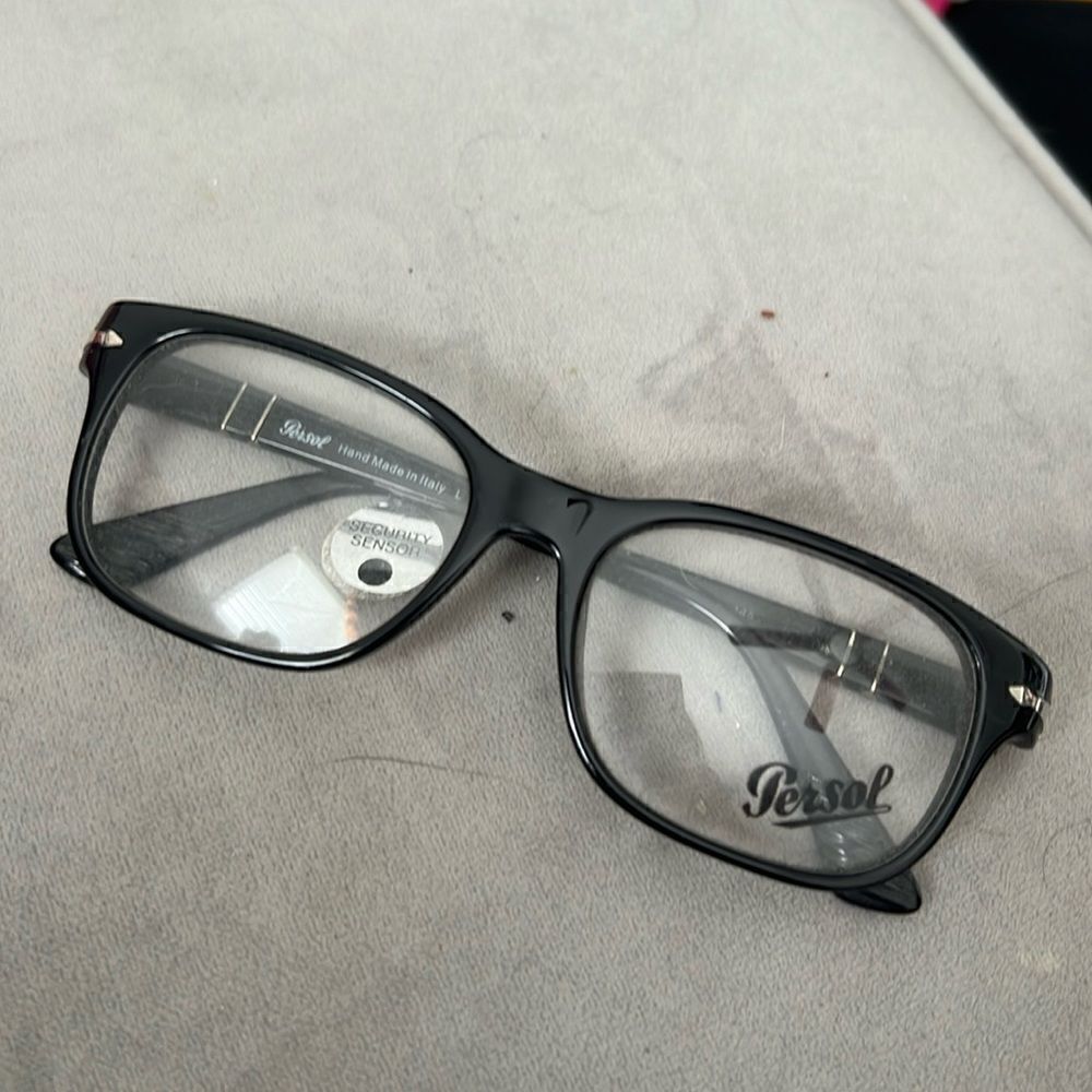Persol Frames - BRAND NEW - Never Worn - Never Filled - Black Rimmed Glasses